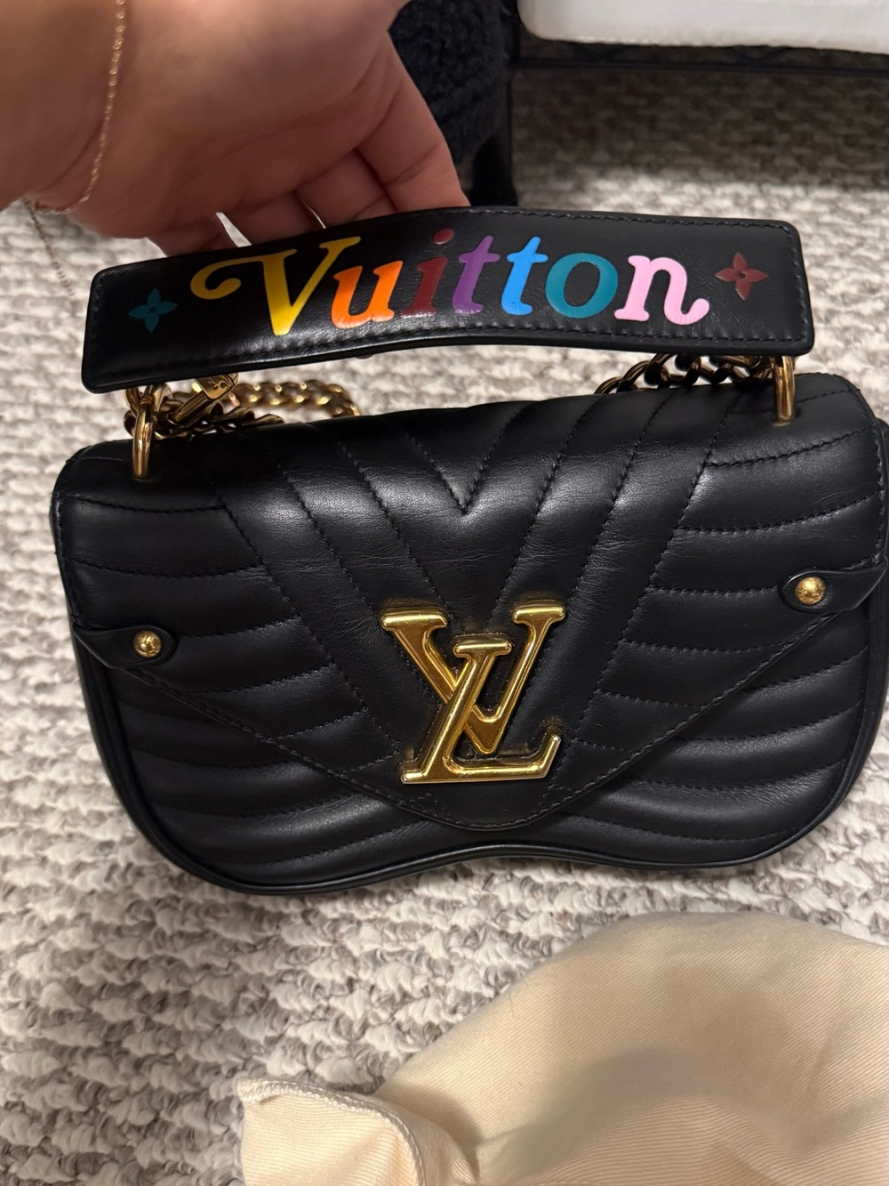 Louis Vuitton new wave chain bag PM